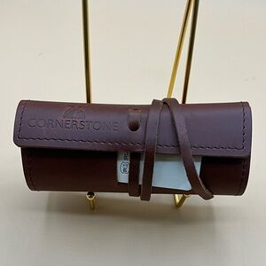 A rare Beautiful New Leather Rustico Tech Travel Roll
